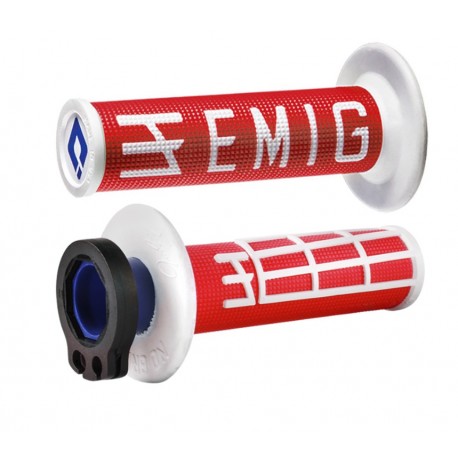 Manetki ODI EMIG V2 Lock-On 2T/4T Niebieskie