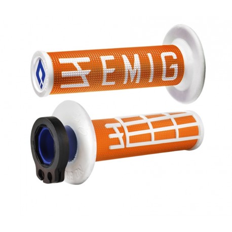 Manetki ODI EMIG V2 Lock-On 2T/4T Niebieskie