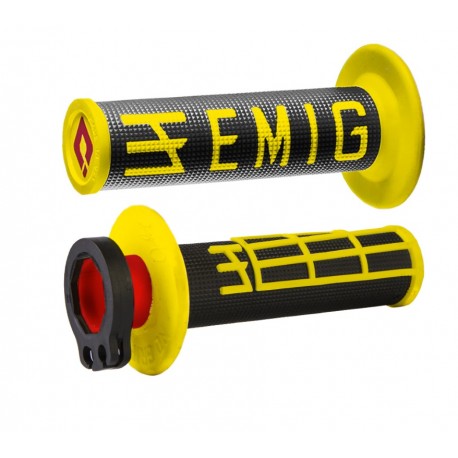 Manetki ODI EMIG V2 Lock-On 2T/4T Niebieskie